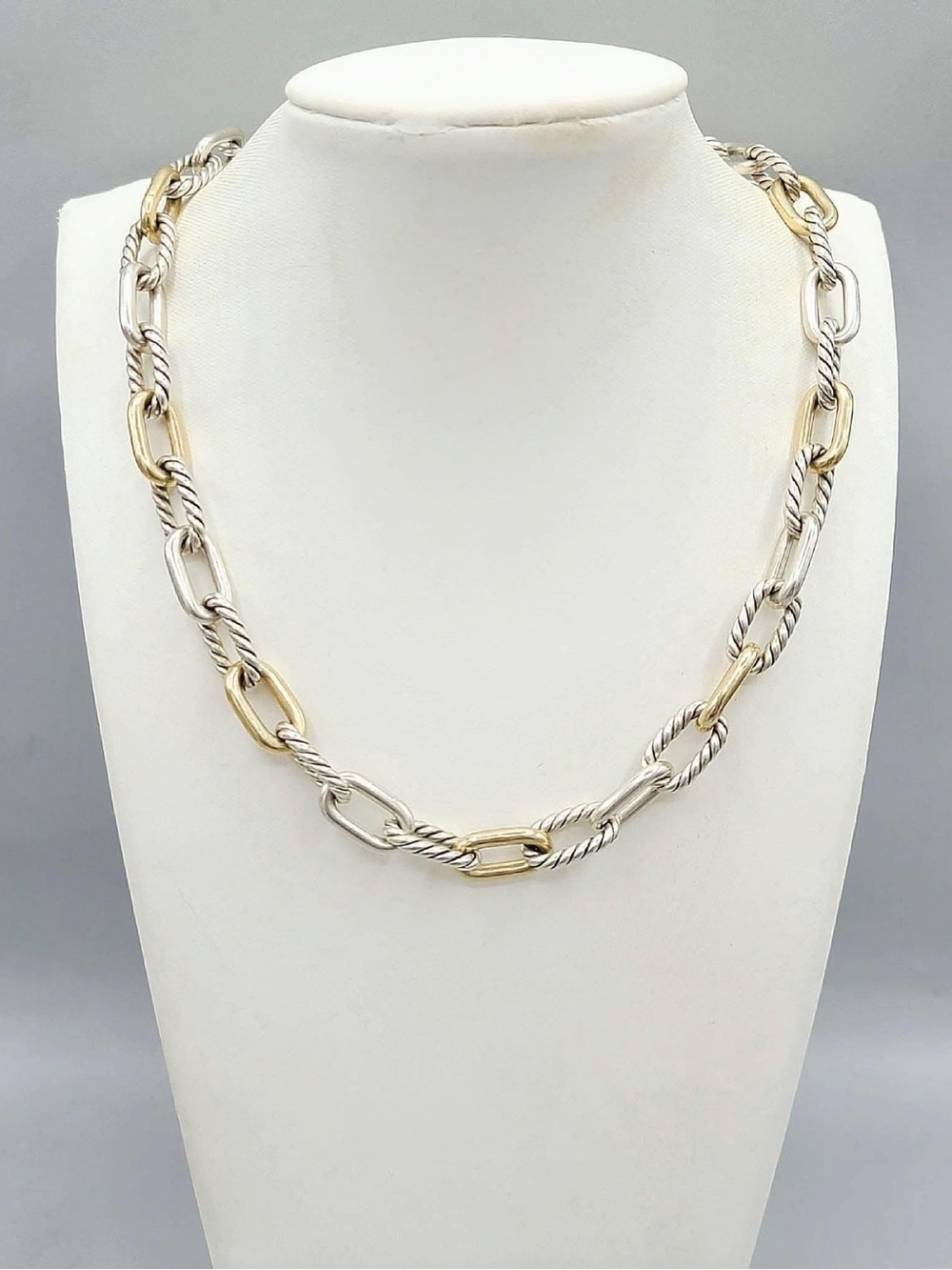 David Yurman Madison Chain Necklace With 18k Gold, 8.5mm